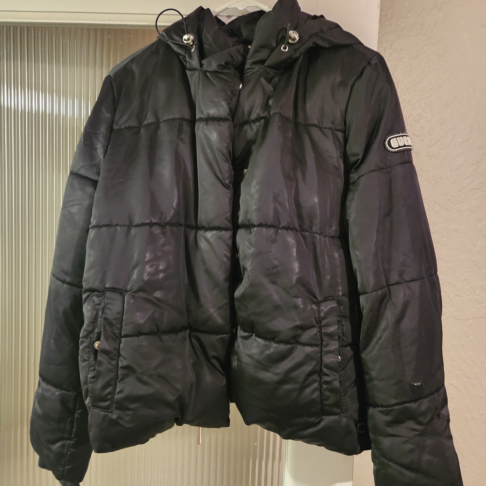 Guess Black Puffer Jacket